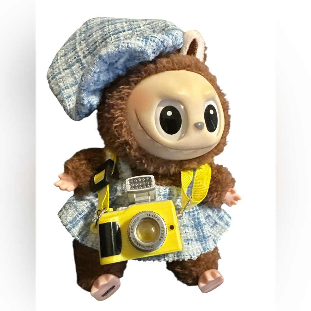 Luxury Clothes For Popmart Labubu Doll -CLOTHES ONLY and Camera